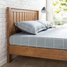 Check spelling or type a new query. King Size Solid Wood Platform Bed Frame With Headboard In Medium Brown Finish Fastfurnishings Com