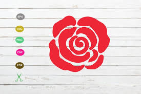 Rose Cut File Flower For Cricut Graphic By Scmdesign Creative Fabrica