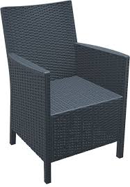 Guth California Resin Wickerlook Chair Outdoor Patio Table Chair Balcony Furniture