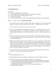 What have i found useful? Meaningful Messages On Public Speaking Spt 142 Docsity