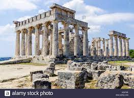 «quando a egina una nuvola si ferma sul santuario di. Tempel Von Aphaia Stockfotos Und Bilder Kaufen Alamy