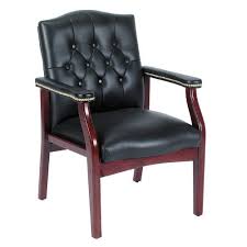 Raye Leather Guest Chair In 2020 Office Guest Chairs Guest Chair Waiting Room Chairs