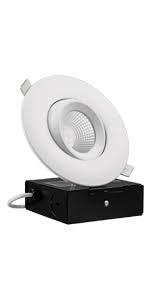 Cinnamon jelly is a glossy, spice red. Amazon Com Torchstar 13 5w Gimbal Led Recessed Lighting 6 Inch With Junction Box Air Tight Cri90 5000k Dimmable Directional Ceiling Light 800lm Etl Energy Star 5 Year Warranty Pack Of 4 Home Improvement