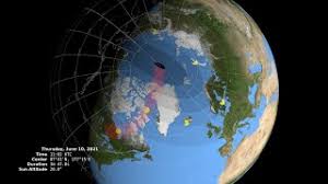 On that day, the moon in its elliptical orbit around earth will lie too far from us to. June 10 2021 Eclipse Nasa