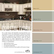 Color Palette To Go With Our Coastal Ivory Cabinet Line Ivory Kitchen Ivory Cabinets Ivory Kitchen Cabinets