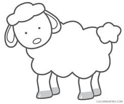 This website offers a collection of some of the best coloring pages featuring sheep. Sheep Coloring Pages His Sheep Cutouts Clipart Printable Coloring4free Coloring4free Com