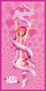 There are currently no available episodes. Lazy Town Badetuch Stephanie Rosa 70 X 140 Cm Internet Toys