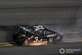 If you are watching a race though on a hdtv with a dvr you can pause the tv for 20 seconds and the chatting between the driver and crew will be real time. Proud Of His Daytona 500 Debut Austin Cindric Waits For More