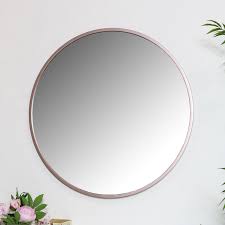 Thousands of sizes, colors and styles to choose from. Round Rose Gold Pink Wall Mirror 80cm X 80cm