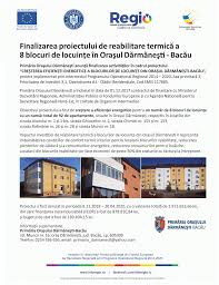 Curs valutar bnr la zi, grafic cu evolutie curs bnr, cautare curs bnr in functie de data. Finalizare Proiectului De Reabilitare TermicÄ A 8 Blocuri De LocuinÅ£e Din Orasul DÄrmÄnesti JudeÅ£ul BacÄu PrimÄria OraÈului DÄrmÄneÈti