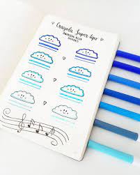 25 Pretty Blue Bullet Journal Spreads My Inner Creative Bullet Journal Themes Bullet Journal Bullet Journal Mood