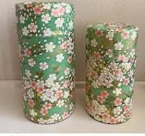 Japanese Washi Paper Tea Tins