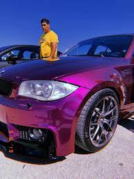 Purple Bmw E87 120d Teckwrap Rb04 Bmw Bmw Car Cars