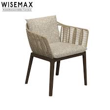 The cadogan outdoor pedestal table and 6 hilgrove stacking chairs can remain outside all year round whilst requiring minimal maintenance. Luxury Outdoor Furniture Braided Rope Garden Dining Table And Chair With Teak Wood Legs Outdoor Furniture Dining Set Buy Outdoor Dining Furniture Teak Wood Dining Chair Outdoor Dining Set Product On Alibaba Com