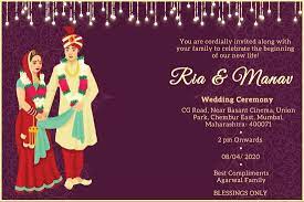 Customize them with your photos & text and send them to your guests via whatsapp, facebook & email. 30 Royal Indian Wedding Invitation Cards Free Customization