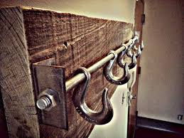 Industrial Rustic Coat Hooks Industrial Coat Rack Diy Hat Rack Hat Rack