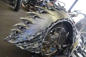 Apart from being a memorial, it is usually intended as a reminder to passing motorists to share the road. Ghost Rider Bike 4 Auto Chunk