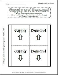 Economics Supply And Demand Social Studies Worksheets Economics Lessons Economics
