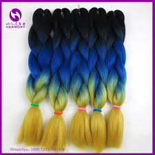 Everyone has to start somewhere, and when it comes to the world braiding, the three strand braid is the ultimate first step. Free Shipping 10packs 24 100g Ombre Blue Braiding Hair Black Blue Yellow Ombre Jumbo Box Braids For Braided Hairstyles Little Girl Box Braids Blue Box Braids