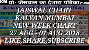 30 08 2018 kalyan weekly chart free kalyan open today fix