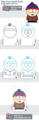 Stan From South Park Drawing Tutorial Drawing For Kids South Park