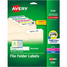 Check spelling or type a new query. Avery 5266 1 3 Cut File Folder Labels Assorted Colors Pk Of 750 Target