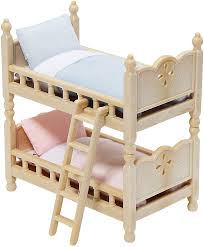 Child's dresser with 4 drawers. Amazon Com Calico Critters Doll House Furniture And Decor Bunk Beds Toys Games