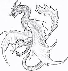 Water dragon coloring page by natasia. Avatar Dragon Coloring Pages Inerletboo