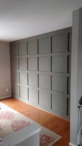Diy Paneled Wall For Under 200 Home Remodeling Home Diy New Homes
