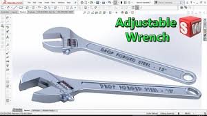Solidworks Tutorial Hp Adjustable Wrench By Solidworks Solidworks Tutorial Solidworks Tutorial