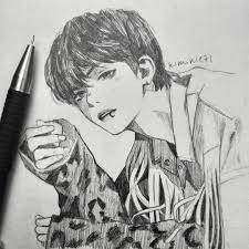 I don't think they came out great and the drawings looked nothing like them. Bts Anime Sketch