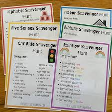 Grab my free printable travel scavenger hunt for tweens and keep them occupied in the car. 6 Free Scavenger Hunts For Kids The Disguised Supermom