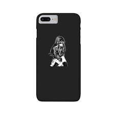 Japanese dragon aesthetic phone case phone case for xiaomi mi9 mi8 f1 9se 10lite. Schoolgirl Black And White Sad Anime Japanese Aesthetic Iphone 7 8 Plus Teeshirt21 De