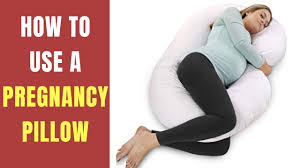 Pull the top of the pillow towards your head and place the bottom of the pillow between your thighs. How To Use A Pregnancy Pillow Correctly How To Choose Pregnancy Pillow Youtube
