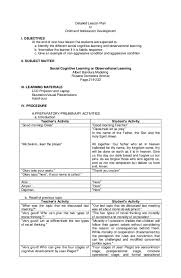 Doc Detailed Lesson Plan In Child And Adolescent Development Chela Selorio Academia Edu