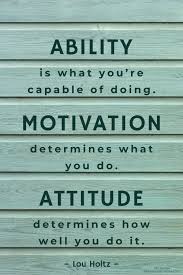 Losers, on the other hand, see it as punishment. Ability Motivation And Attitude Motivation Life Quotes Character Quotes