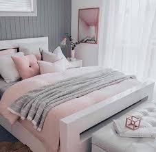 Pink White And Grey Girl S Bedroom Pastel Bedroom Decor Inspiration Small Bedroom Ideas Bedroom Ideas Fo Pink Bedroom Decor Pastel Bedroom Bedroom Interior