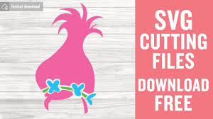 Trolls Poppy Hair Svg Free Cutting Files For Silhouette Free Download Youtube