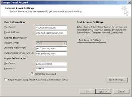 If you need to test a smtp server, please feel free to use it at your own risks. Outlook 2007 Authenticated Smtp Server Default Smtp Port 25 Setup