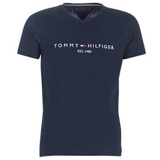 Profitez des dernières tendances sur des milliers d'articles de la boutique en ligne galeries lafayette ! Tommy Hilfiger Tommy Flag Hilfiger Tee Marine Fast Delivery Spartoo Europe Material Short Sleeved T Shirts Men 39 90