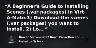 New to Virt-a-mate? Don't Know How to Install Packages? Let's Get You Up  and Running! | Patreon