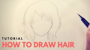 How to draw anime faces. How To Draw Manga Hair Beginners Easy Way Youtube