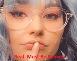 14g Black Septum Barbell