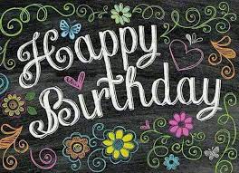 Free shipping on orders over $25 shipped by amazon. Pin By Blanca Sandoval On Happy Birthday Happy Birthday Chalkboard Happy Birthday For Her Happy Birthday Greetings