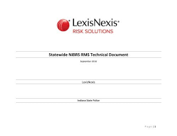 Memenuhi tugas mata kuliah pembelajaran kelas rangkap lucia damayanti widhartonim 858638638 Statewide Nibrs Rms Technical Document