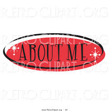 All of the clipart resources are in png format with transparent background. Retro Clipart Of A Red Oval About Me Website Button That Could Link To An Information Page On A Site On White By Andy Nortnik 84