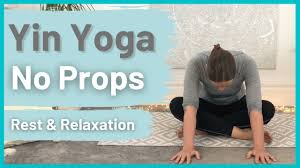 The longer stretches aim to release tension and restore range of motion to muscles and connective tissue. Yin Yoga Full Class No Props Needed Full Body Stretch Youtube