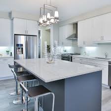Sereno Bianco Quartz Island Countertop Modern Kitchen Quartz Kitchen Renovation Island Countertops