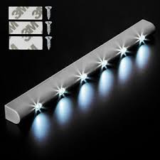 See more of luces de led para coche on facebook. Barra De Luz 6 Led Sensor De Movimiento Para Armarios Instalacion Debajo Cocina Ebay