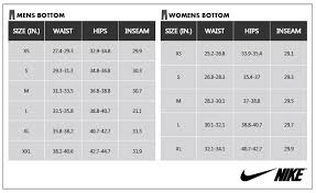 26 ageless nike legging size chart